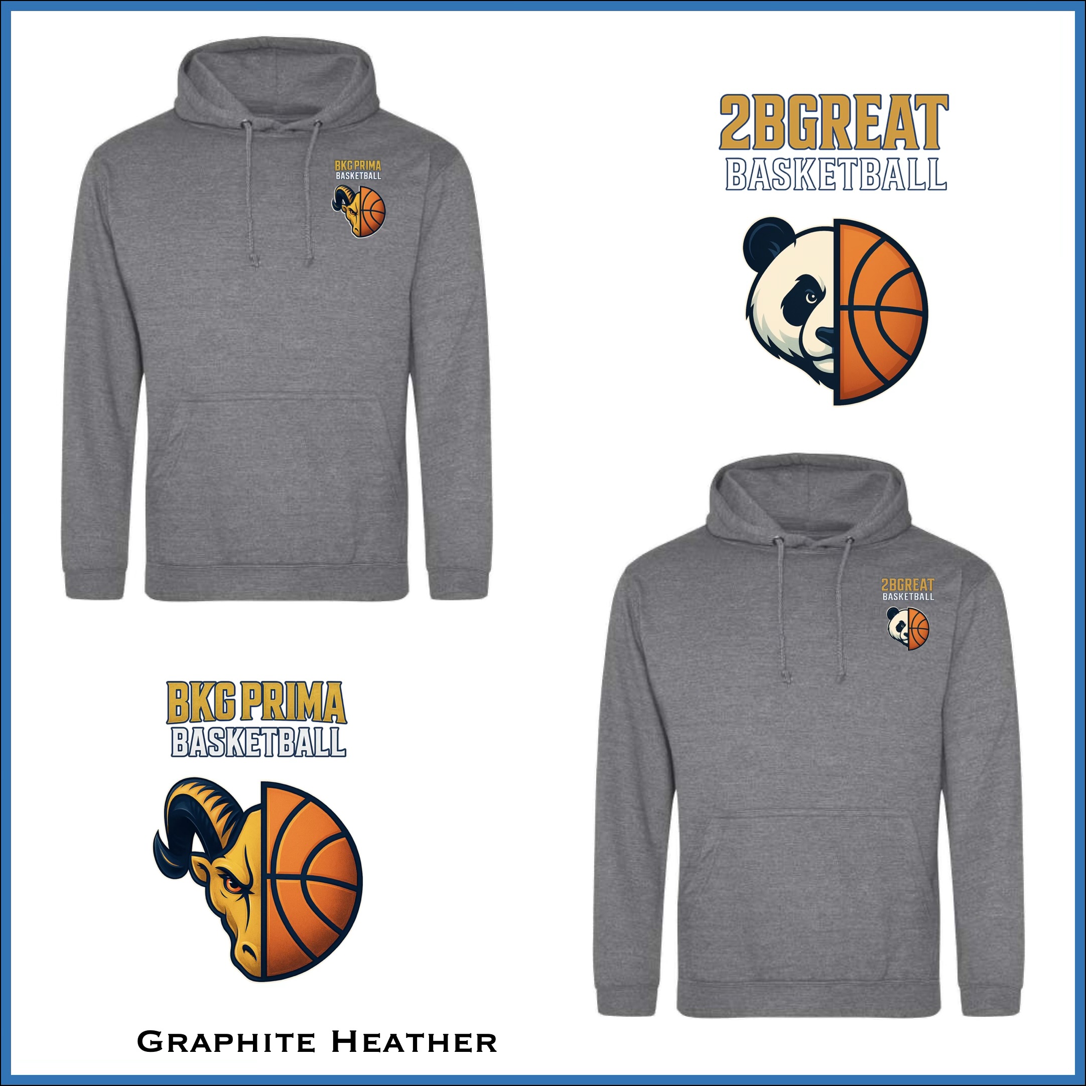 BKG PRIMA / 2BGreat Basketball Classic Hoodie - Image 27