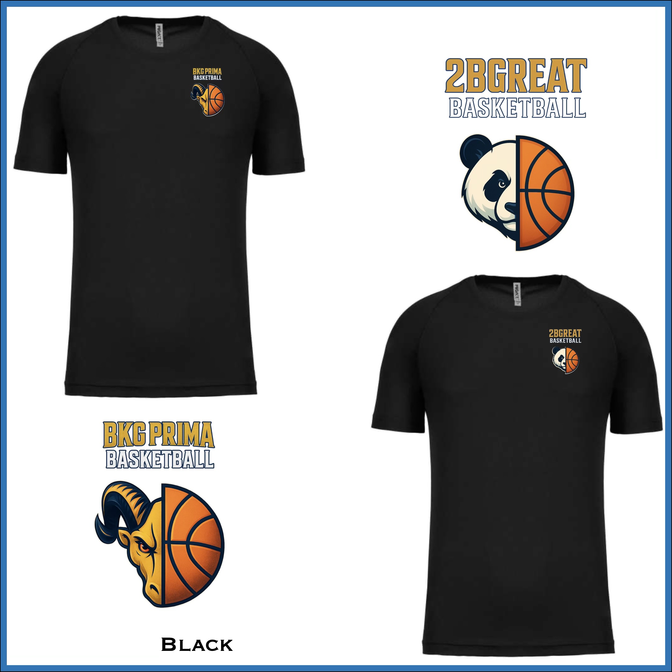 BKG PRIMA / 2BGreat Basketball Performance Tee - Image 4