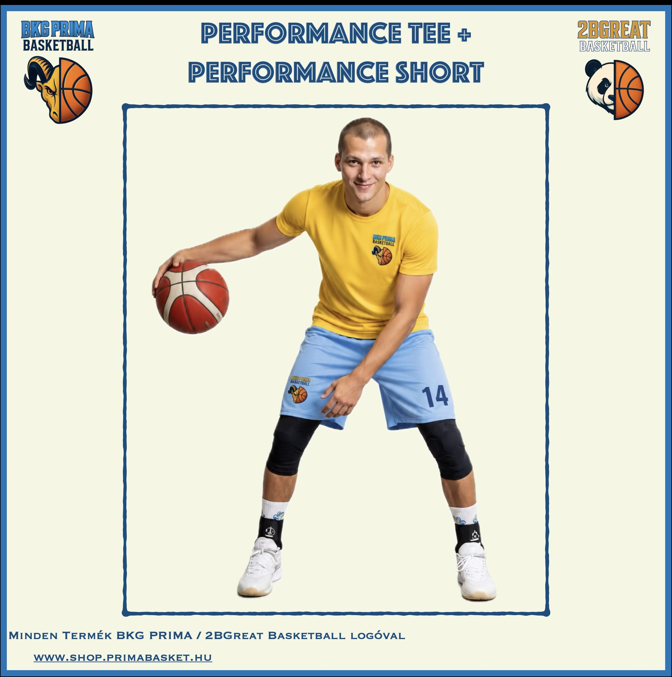 BKG PRIMA / 2BGreat Basketball Performance Tee