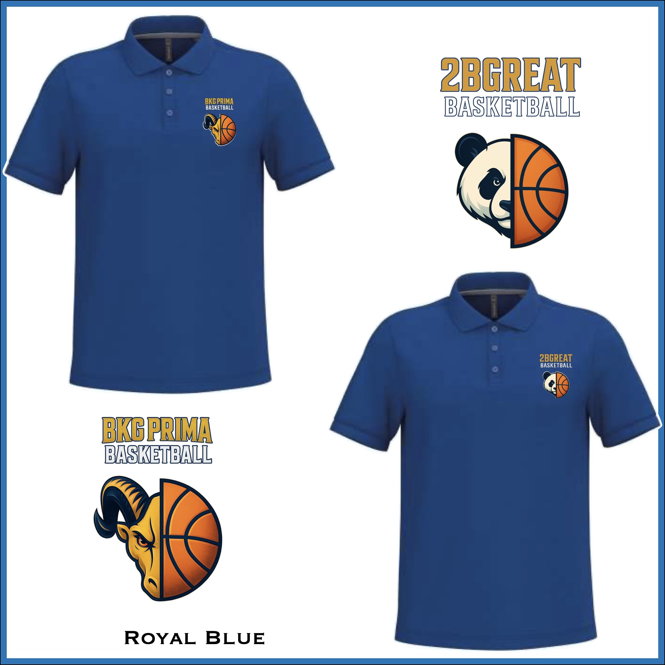 BKG PRIMA / 2BGreat Basketball Premium Piqué Polo - Image 18