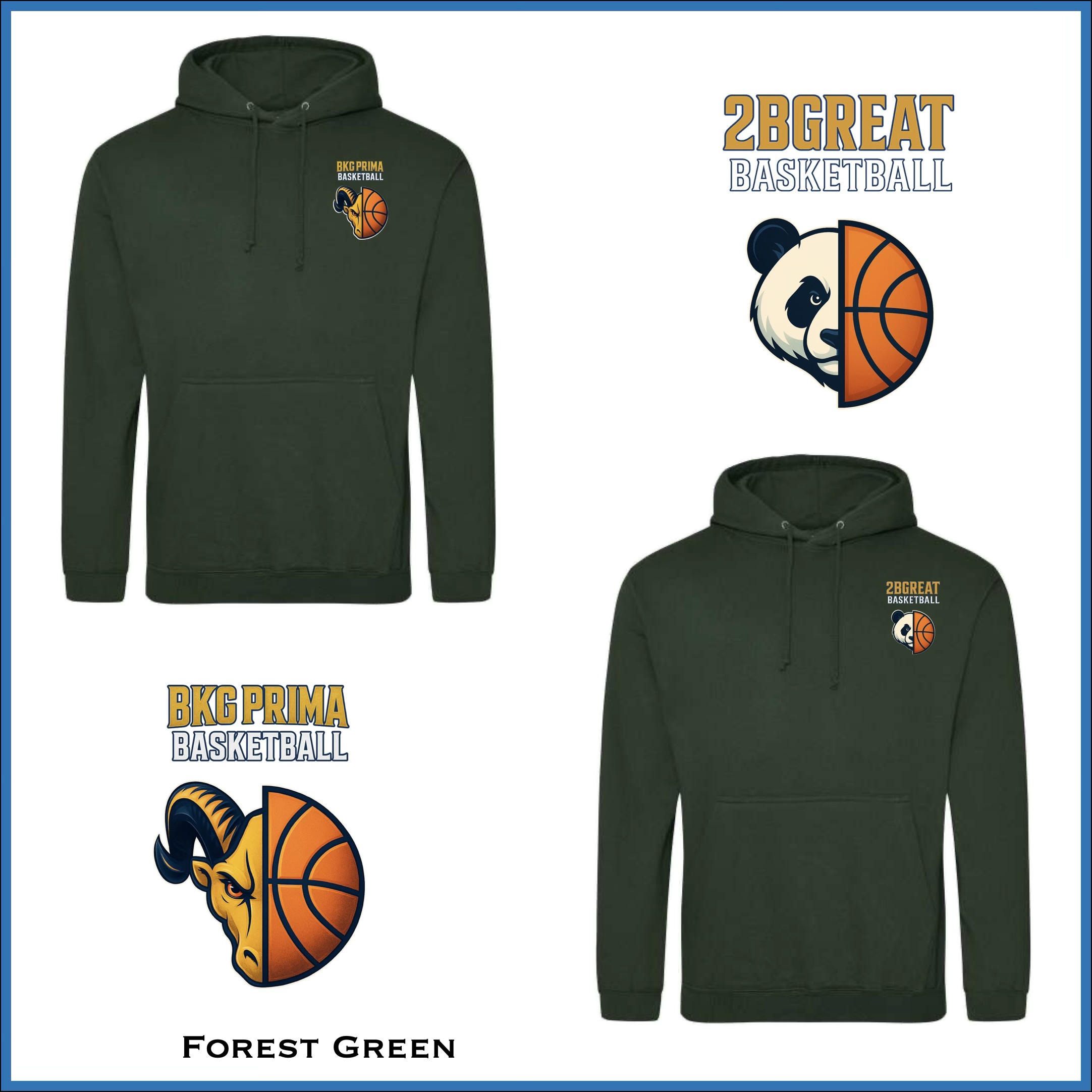BKG PRIMA / 2BGreat Basketball Classic Hoodie - Image 24