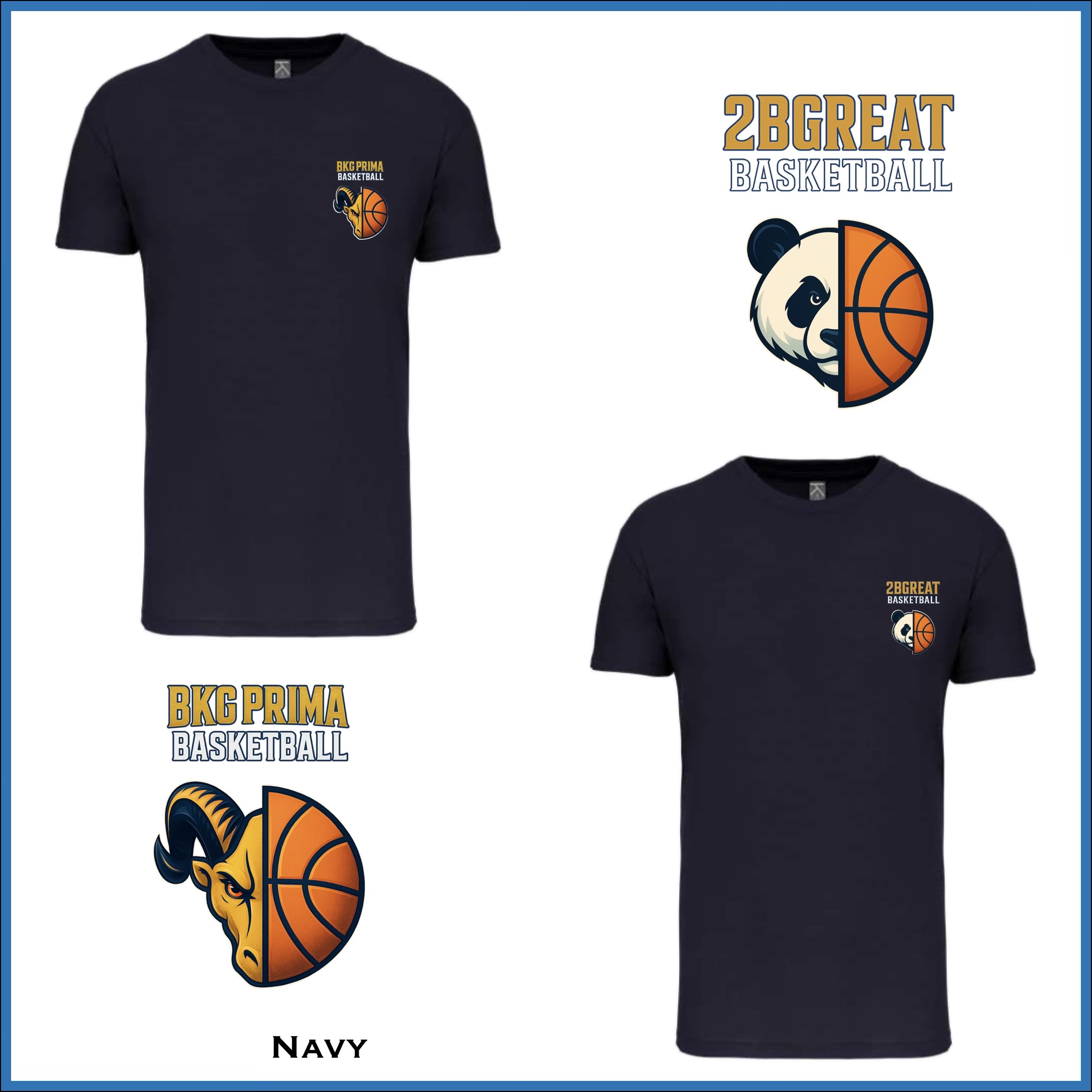 BKG PRIMA / 2BGreat Basketball Fan Tee - Image 22