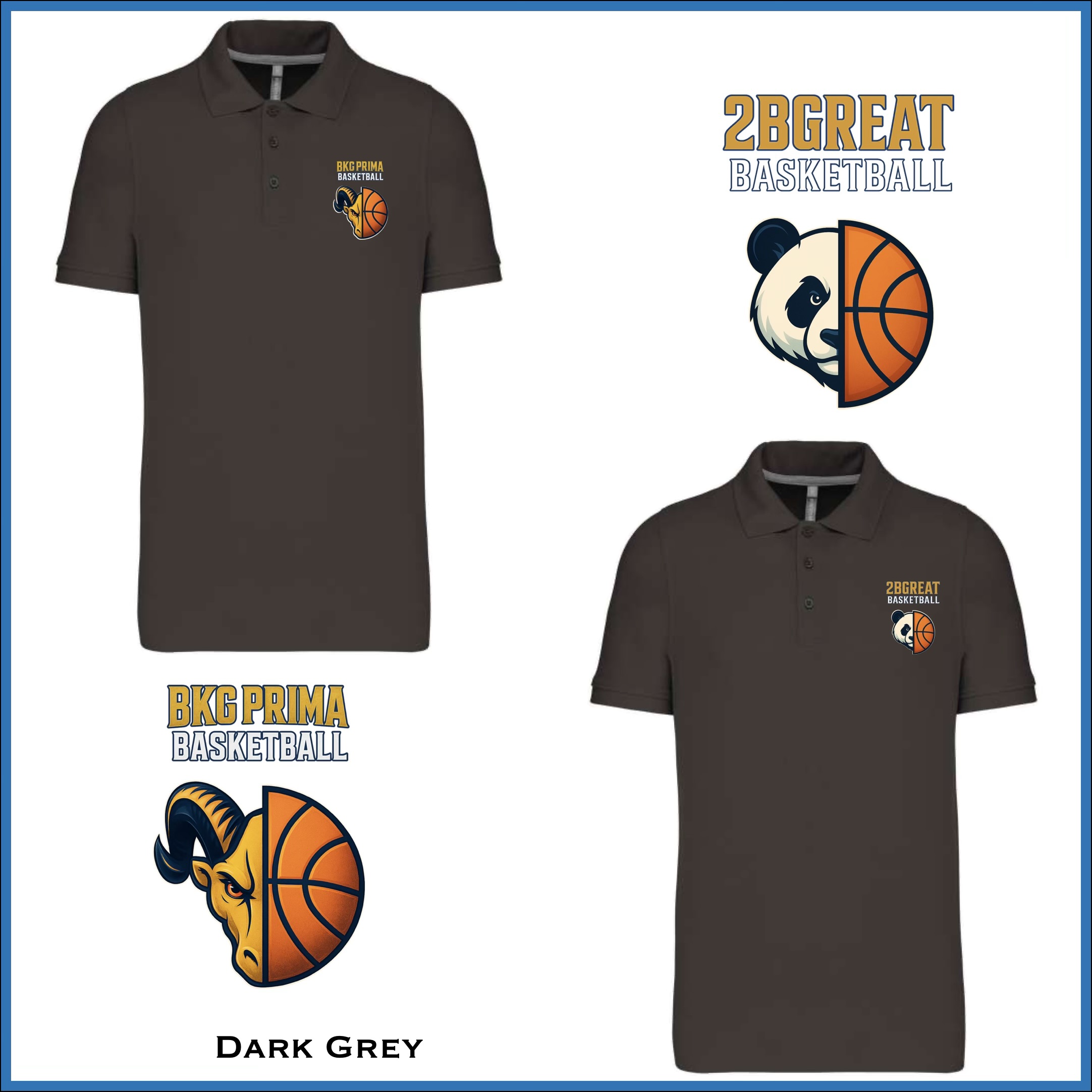 BKG PRIMA / 2BGreat Basketball Premium Piqué Polo - Image 5