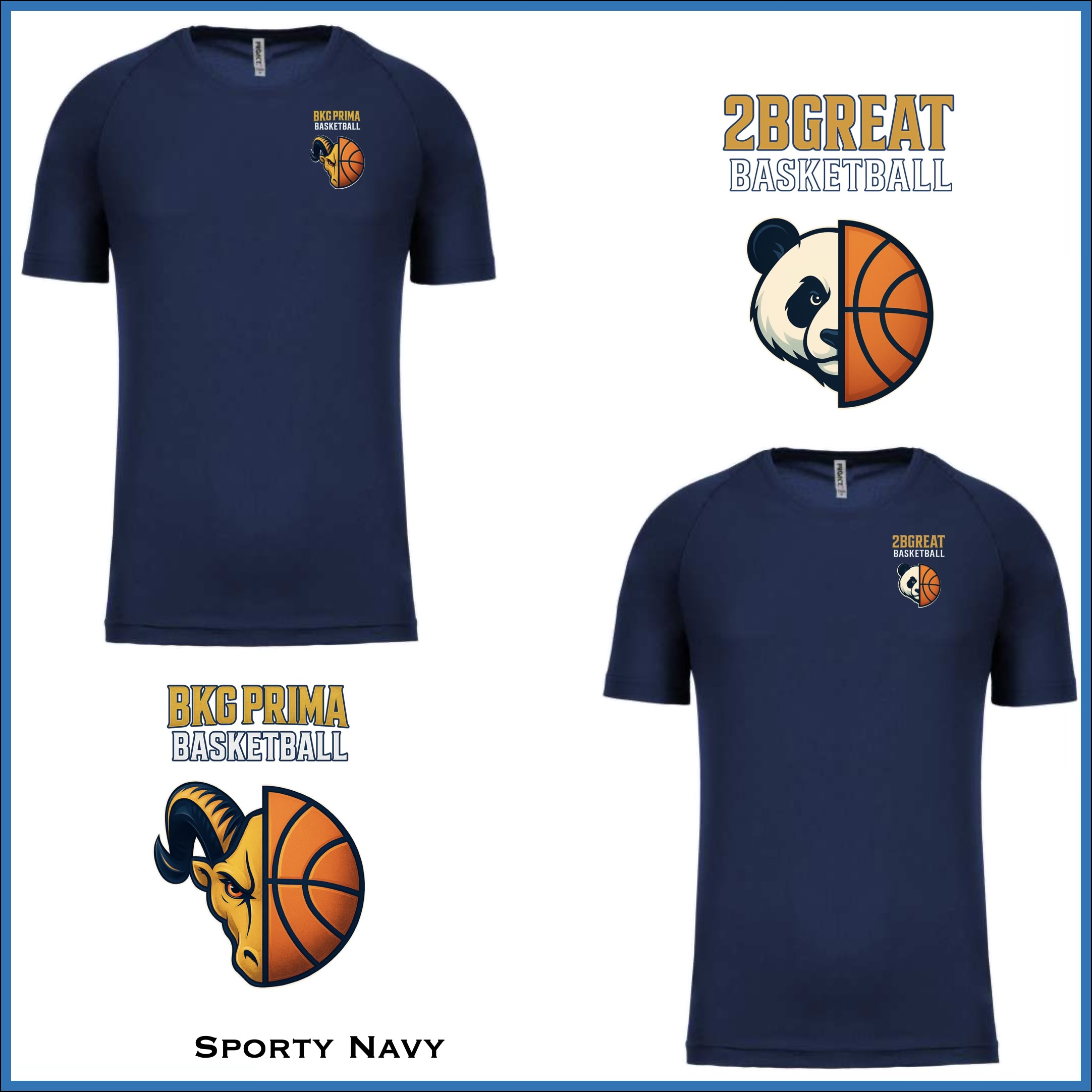 BKG PRIMA / 2BGreat Basketball Performance Tee - Image 22
