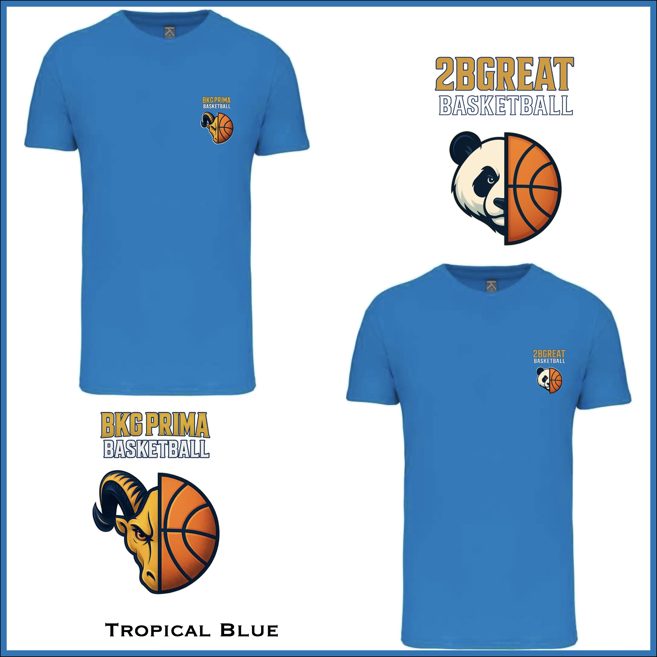 BKG PRIMA / 2BGreat Basketball Fan Tee - Image 32