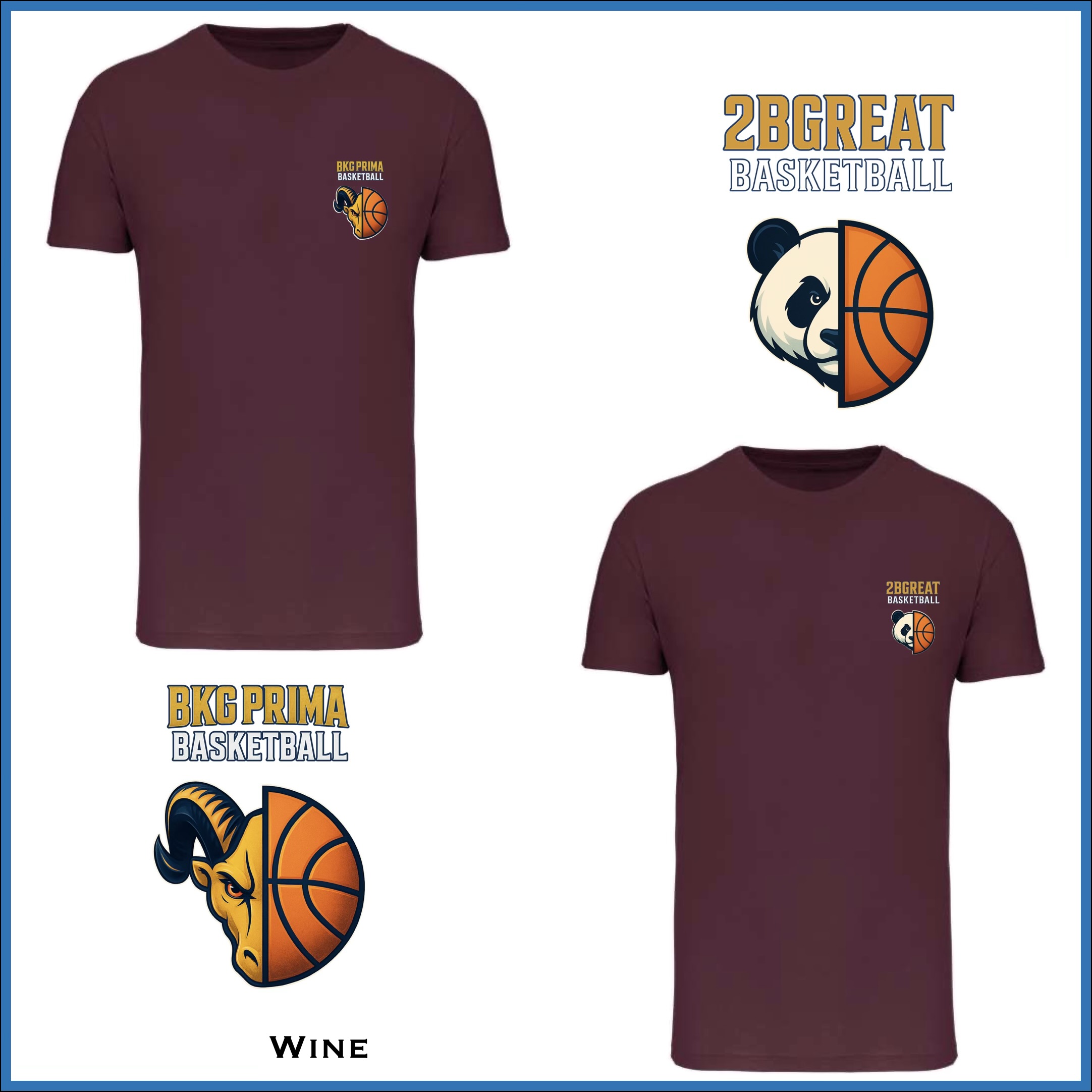 BKG PRIMA / 2BGreat Basketball Fan Tee - Image 35