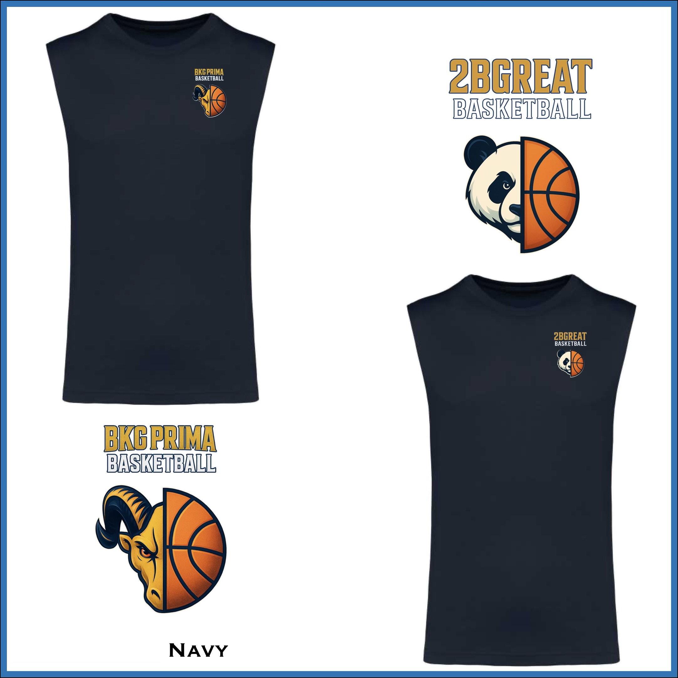 BKG PRIMA / 2BGreat Basketball Organic Tank - Image 5