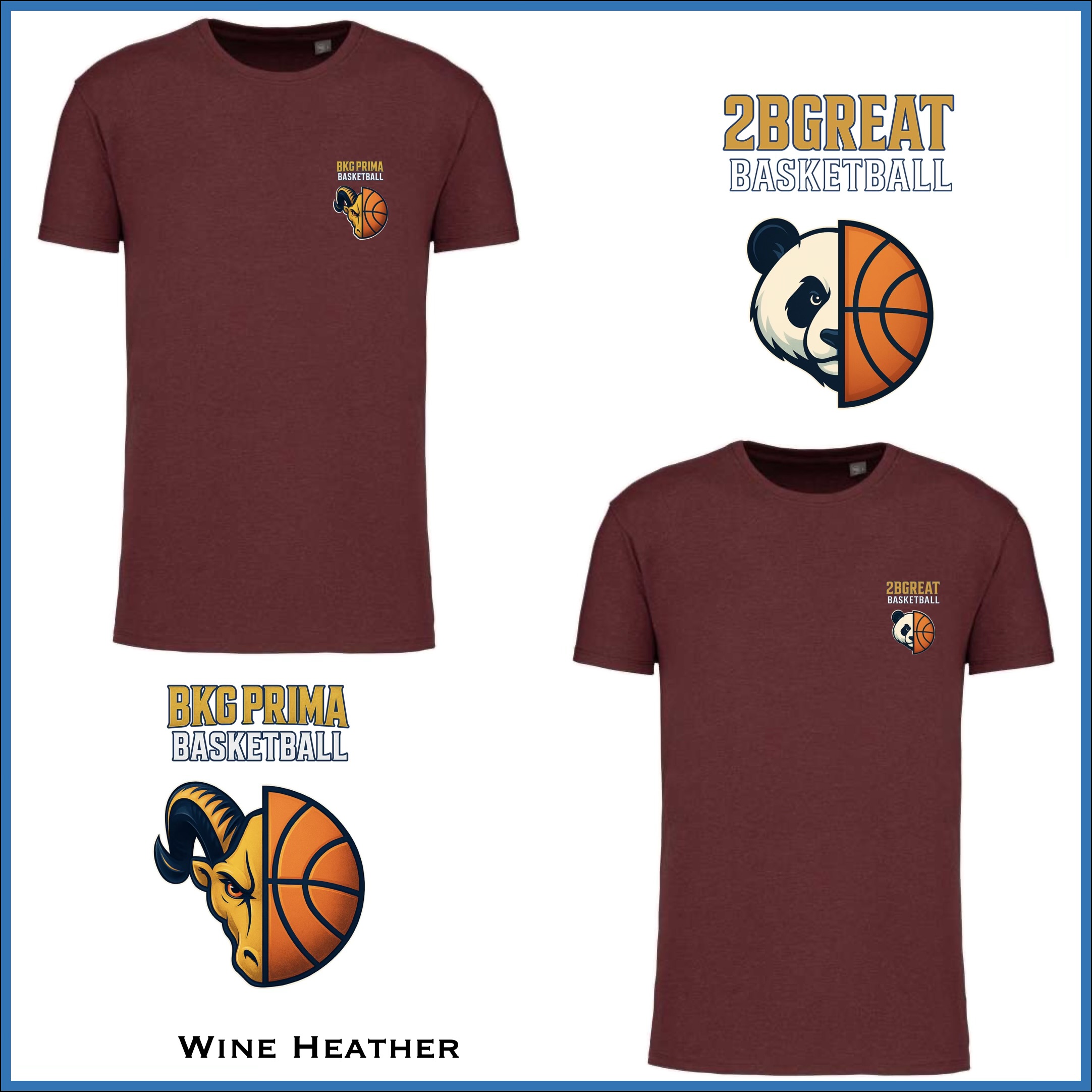 BKG PRIMA / 2BGreat Basketball Fan Tee - Image 36