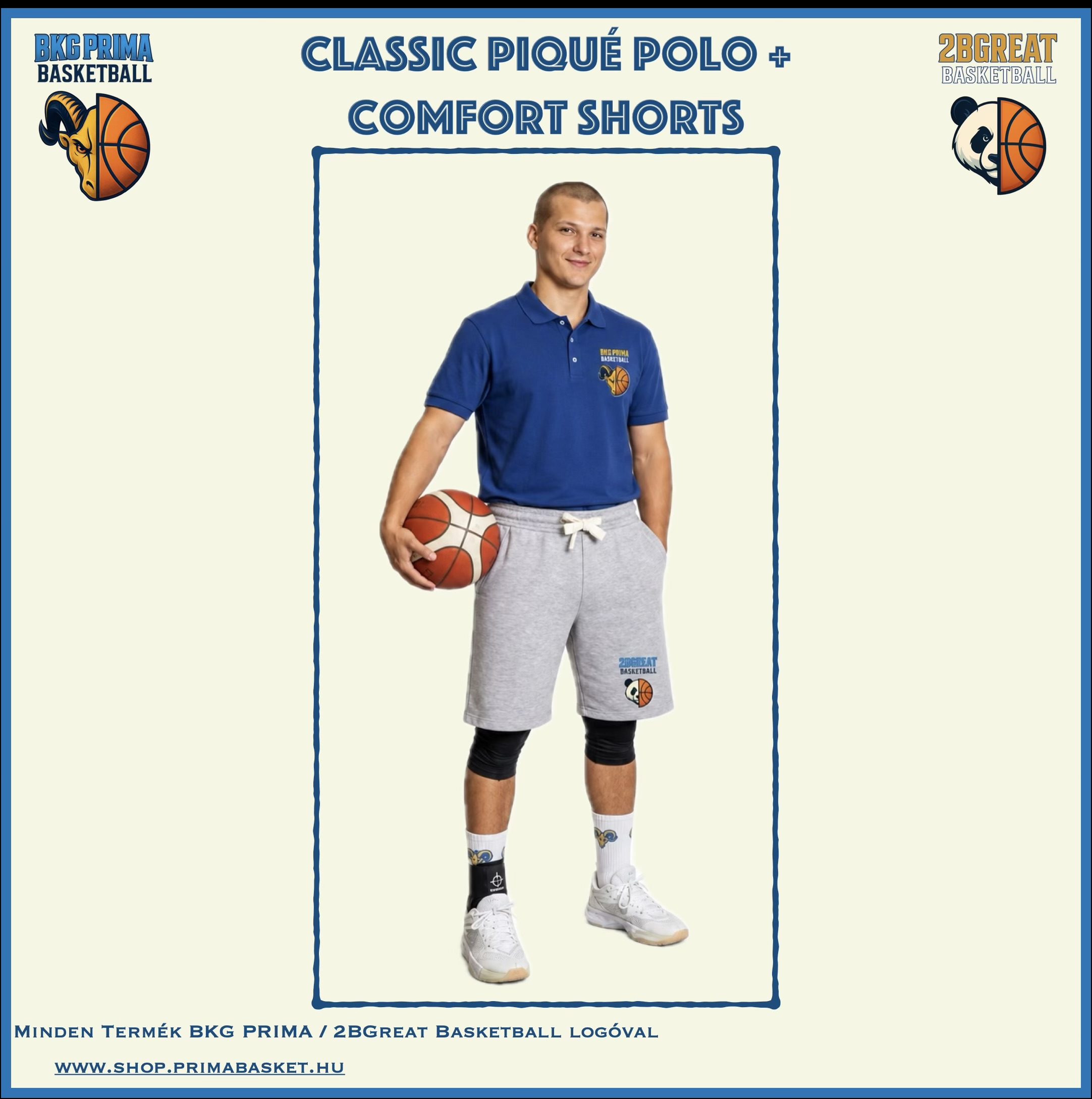 BKG PRIMA / 2BGreat Basketball Classic Piqué Polo - Image 3