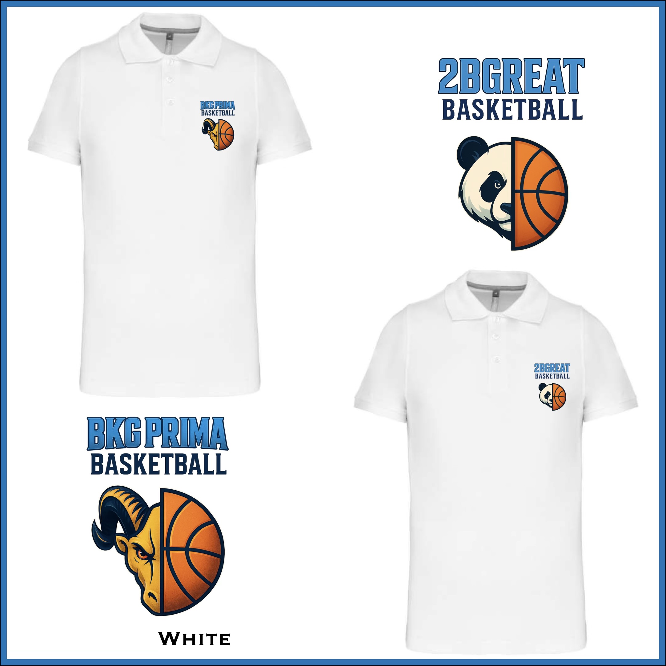 BKG PRIMA / 2BGreat Basketball Premium Piqué Polo - Image 21