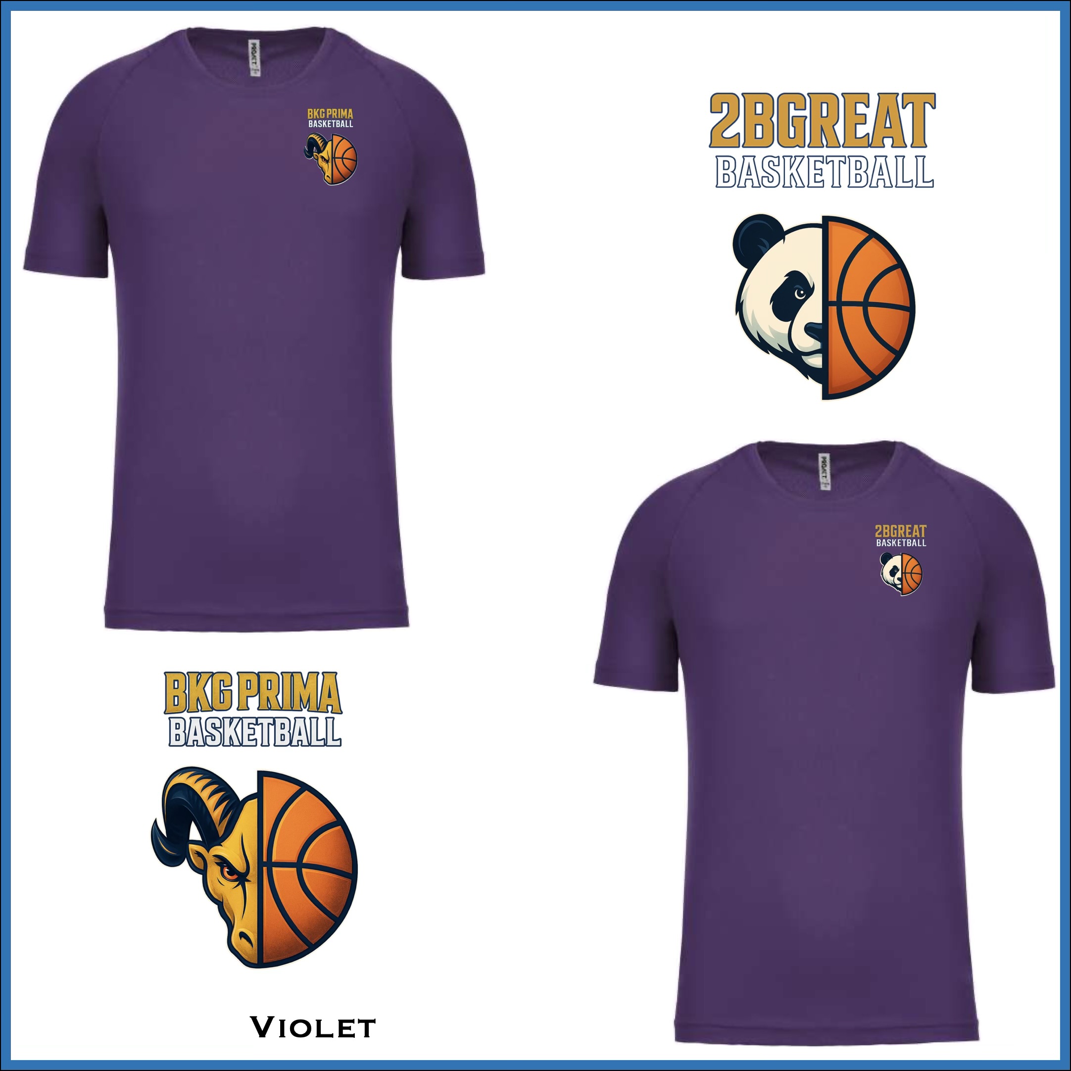 BKG PRIMA / 2BGreat Basketball Performance Tee - Image 25