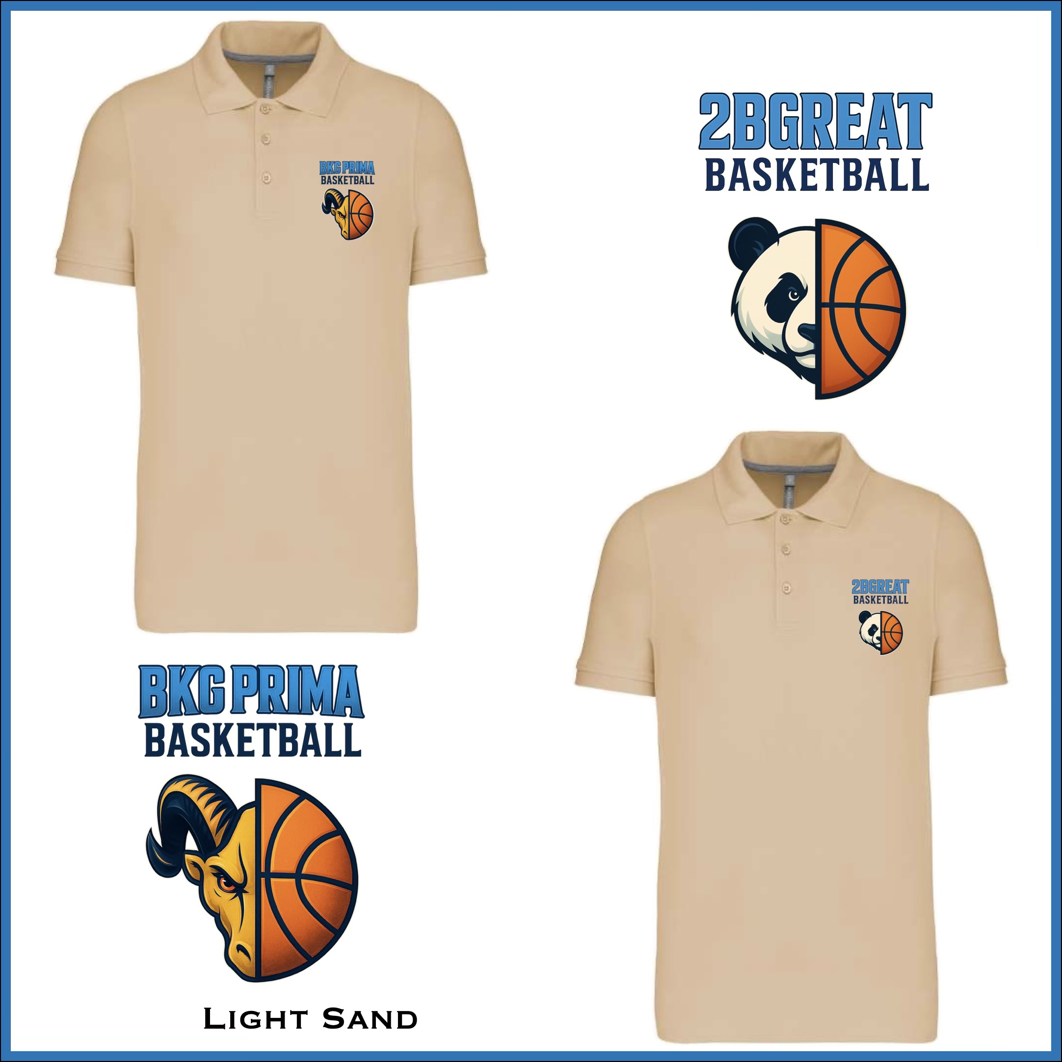 BKG PRIMA / 2BGreat Basketball Premium Piqué Polo - Image 11