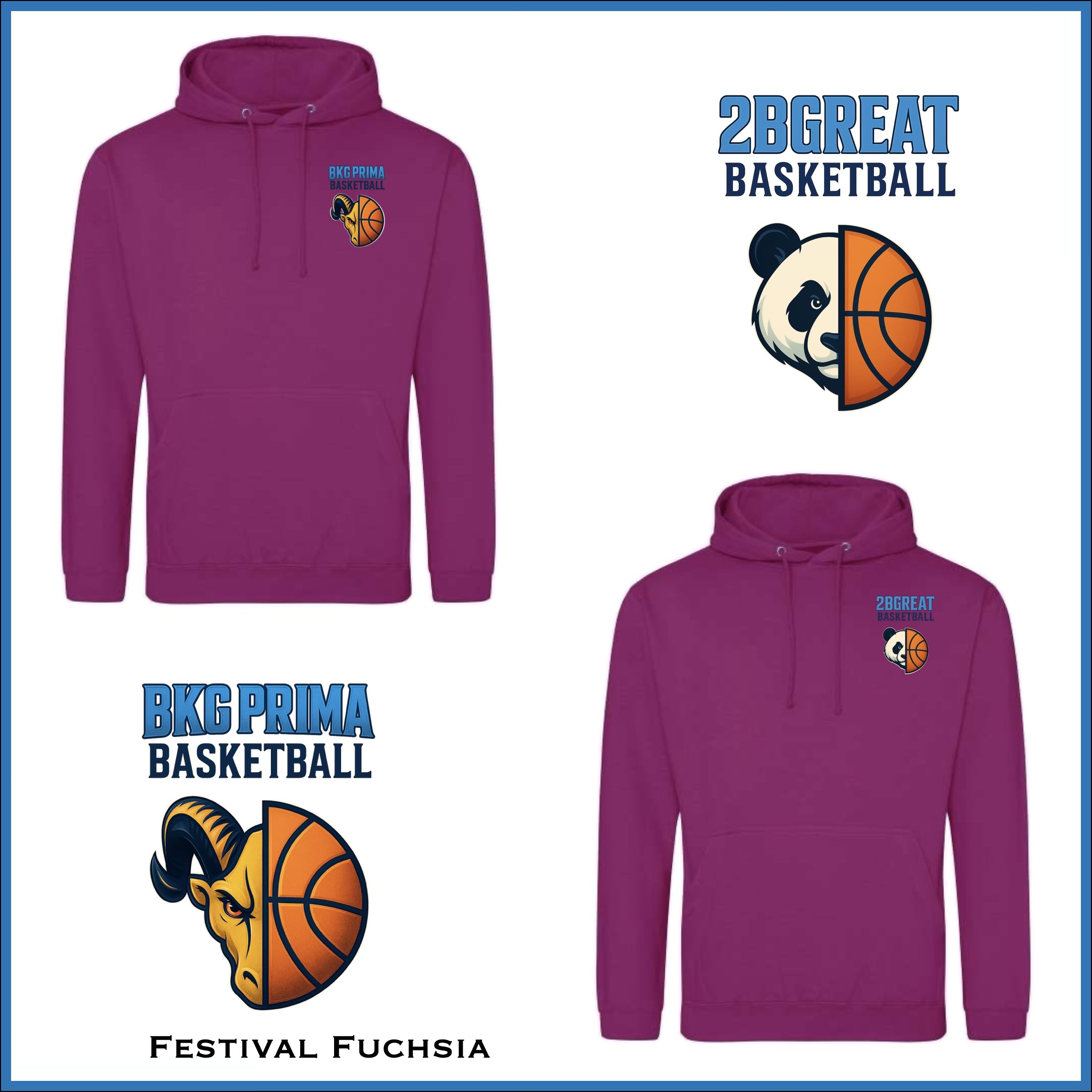 BKG PRIMA / 2BGreat Basketball Classic Hoodie - Image 22