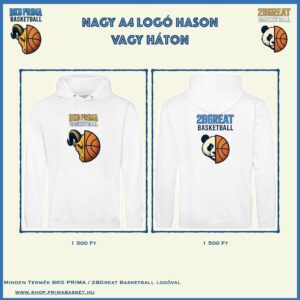 Nagy A4 logó hason vagy háton