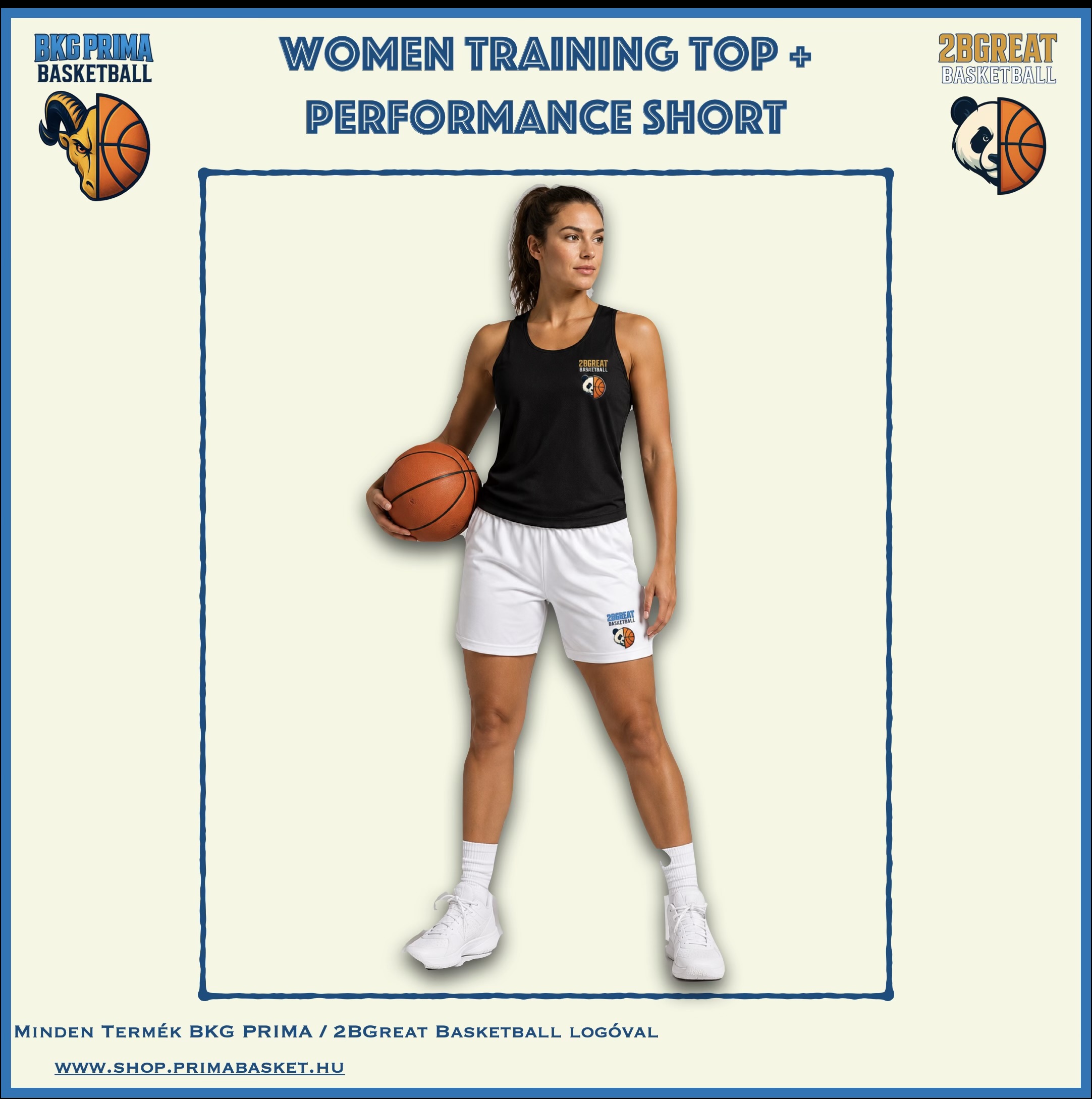 BKG PRIMA / 2BGreat Basketball Women Breathable Training Top