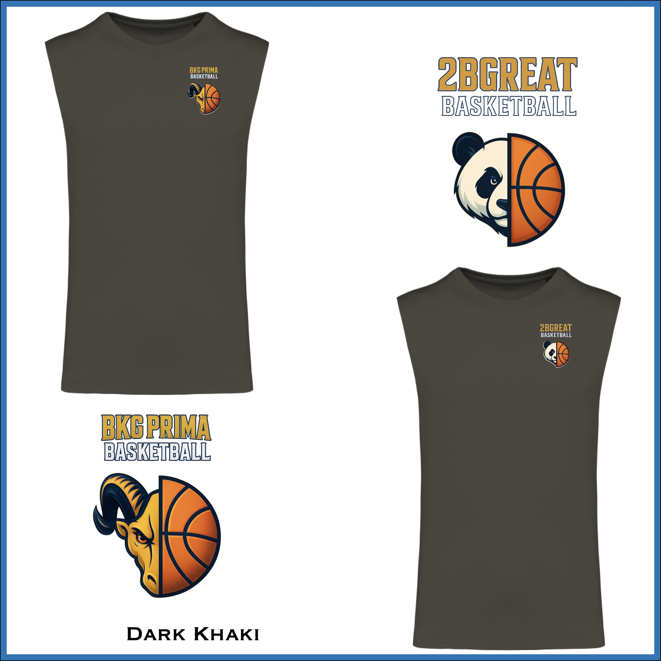 BKG PRIMA / 2BGreat Basketball Organic Tank - Image 4