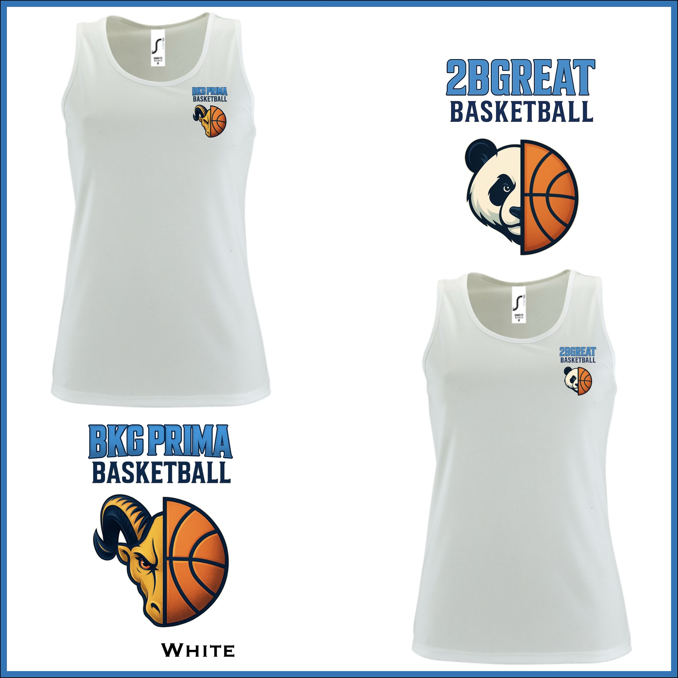 BKG PRIMA / 2BGreat Basketball Women Breathable Training Top - Image 4
