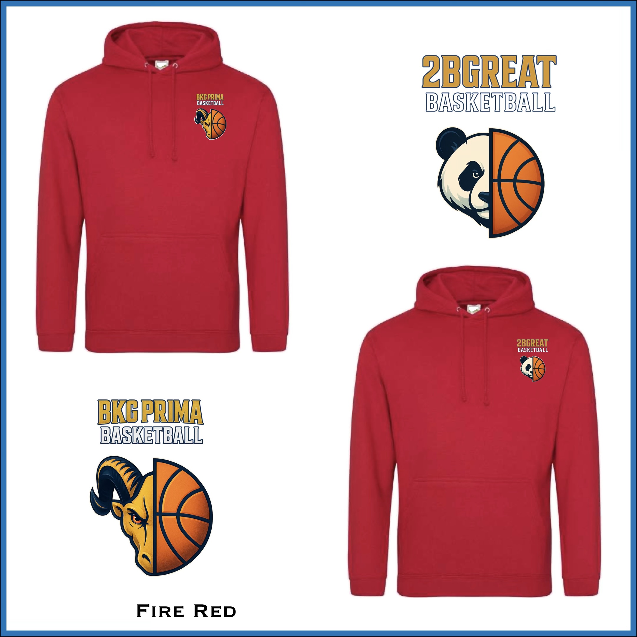 BKG PRIMA / 2BGreat Basketball Classic Hoodie - Image 23