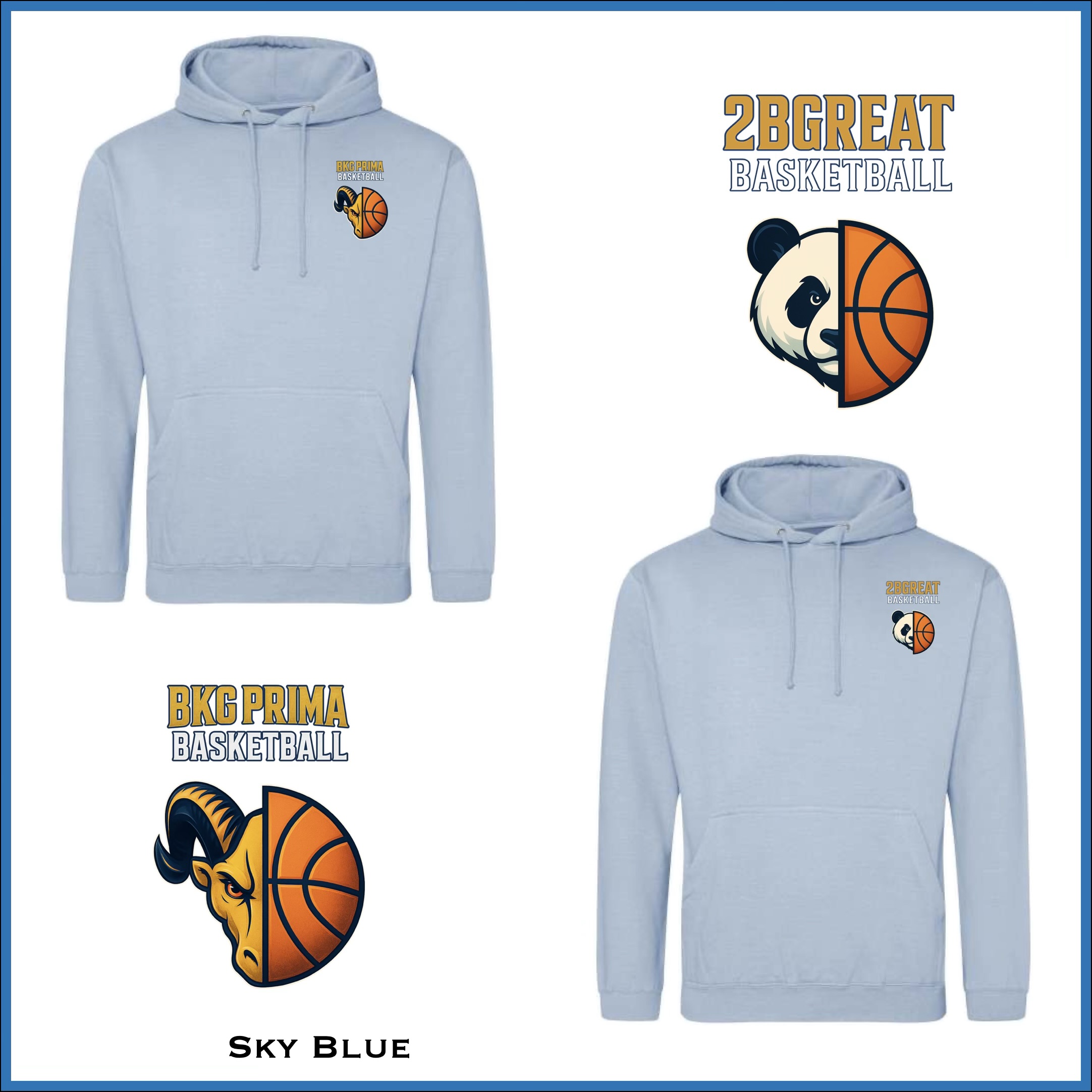 BKG PRIMA / 2BGreat Basketball Classic Hoodie - Image 40