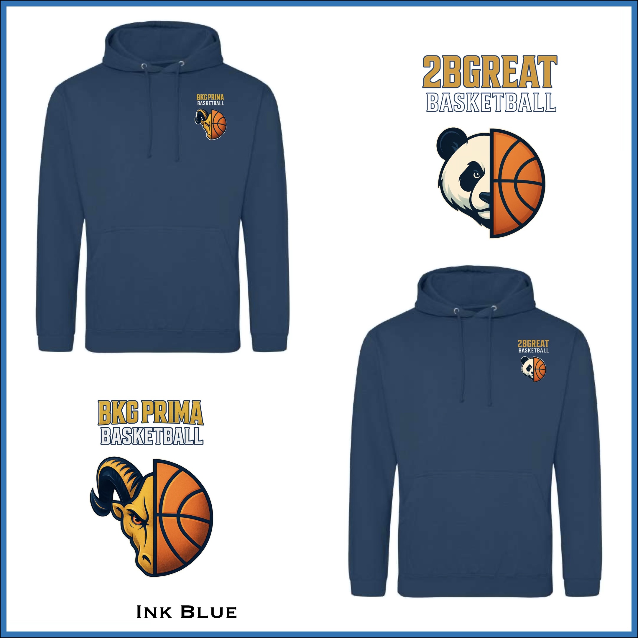 BKG PRIMA / 2BGreat Basketball Classic Hoodie - Image 29