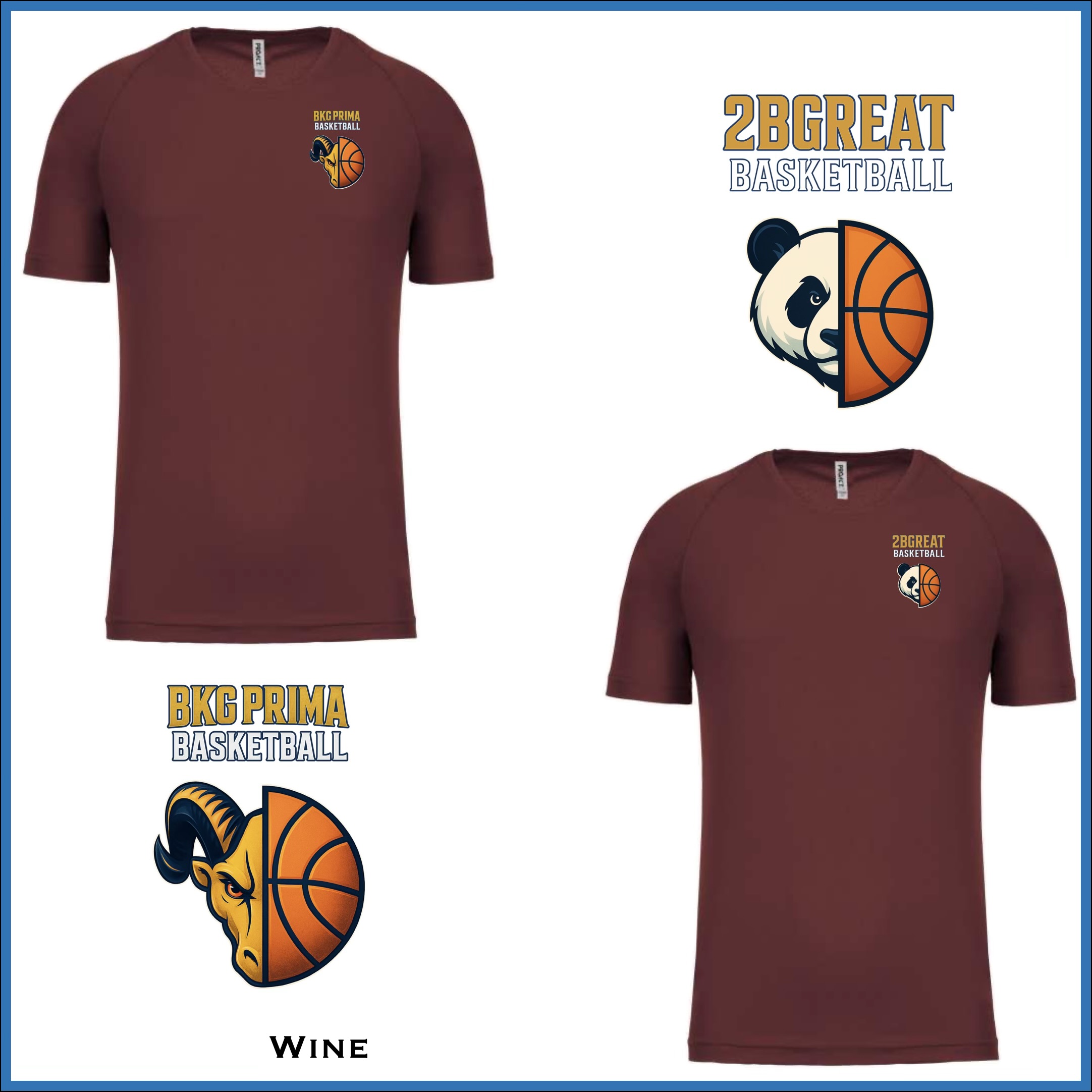 BKG PRIMA / 2BGreat Basketball Performance Tee - Image 27