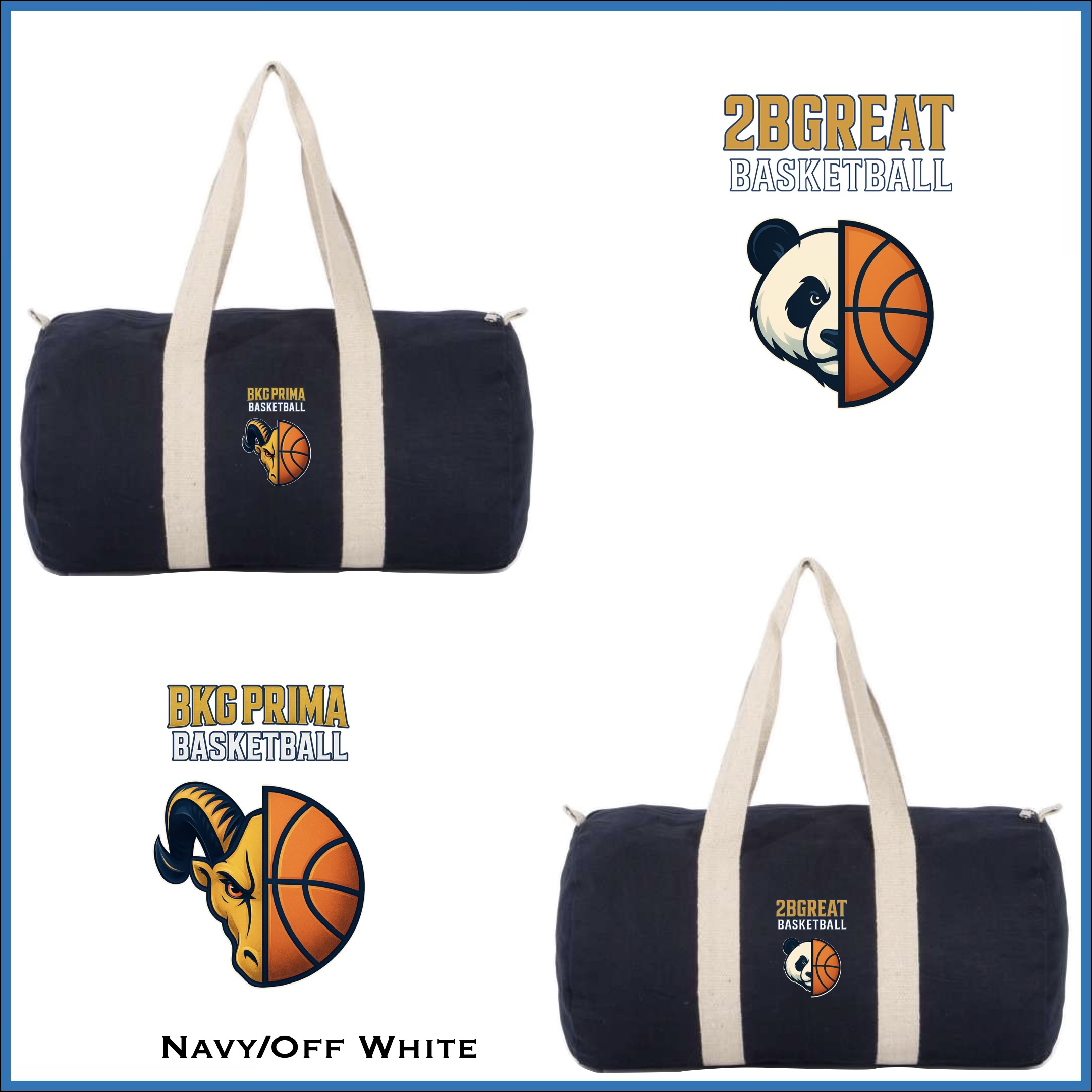 BKG PRIMA / 2BGreat Canvas Duffle Bag – 28L - Image 6