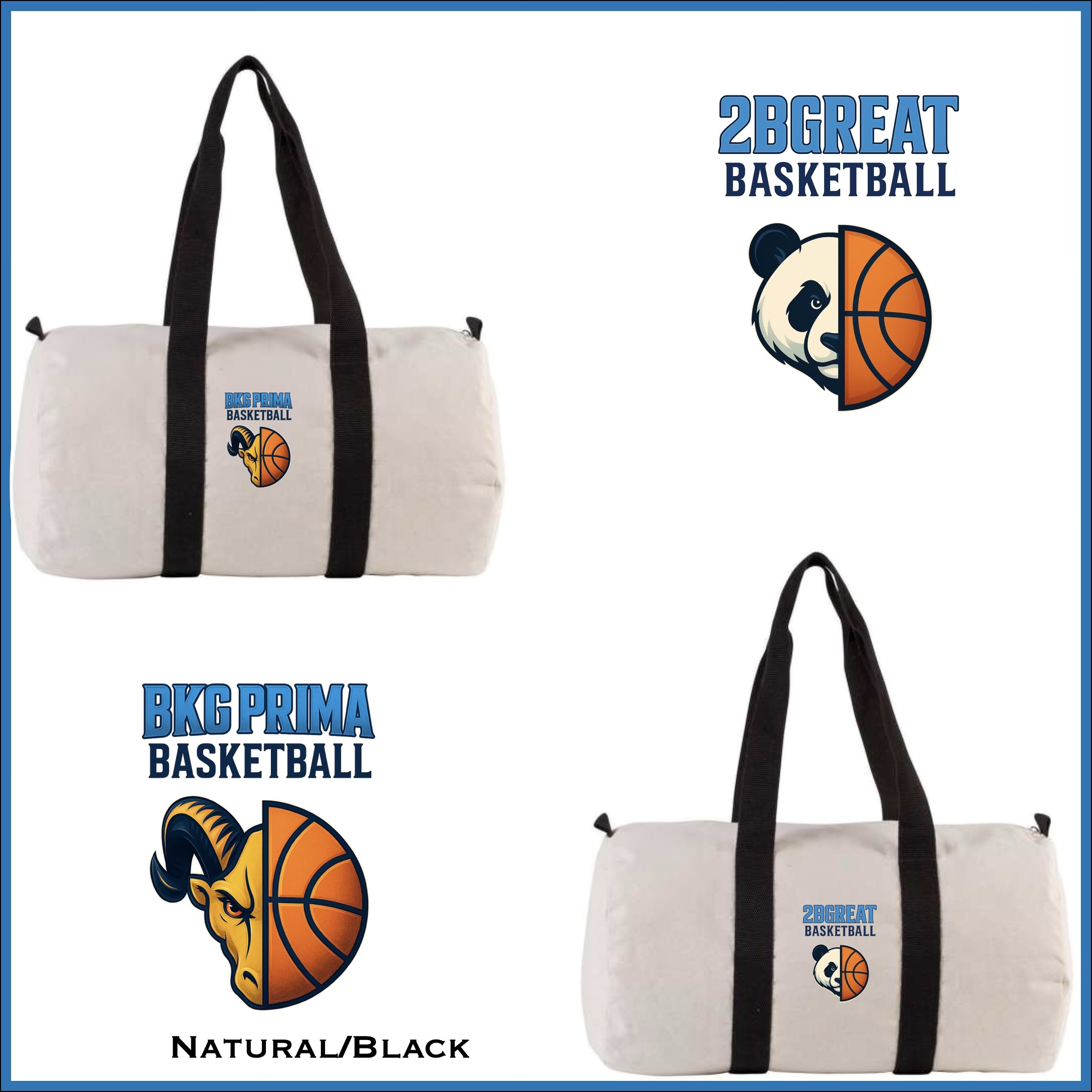 BKG PRIMA / 2BGreat Canvas Duffle Bag – 28L - Image 4