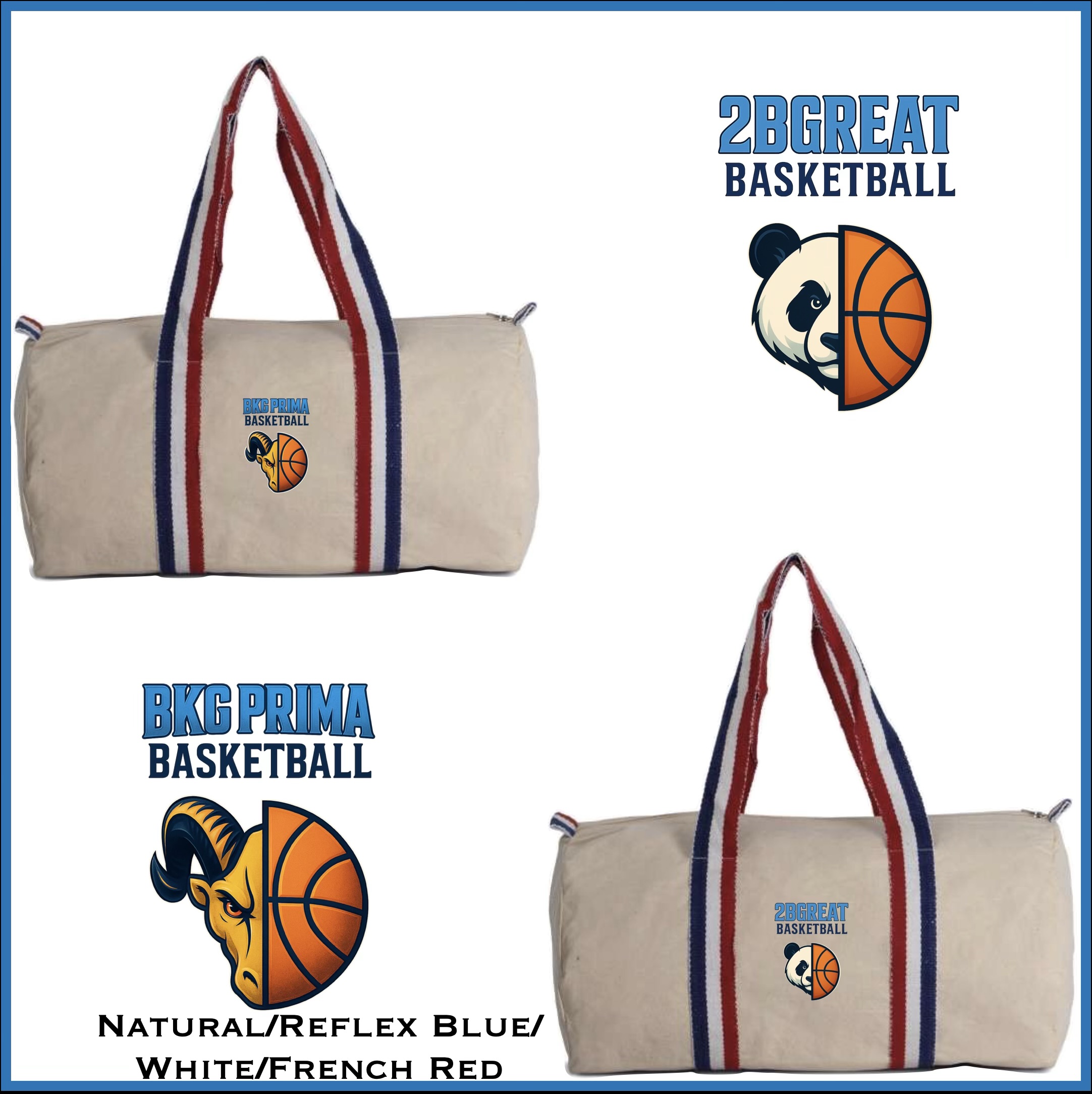 BKG PRIMA / 2BGreat Canvas Duffle Bag – 28L - Image 5