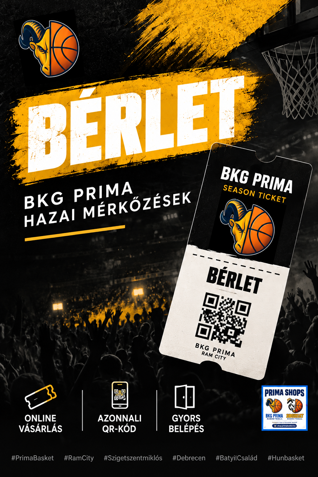 BKG PRIMA Season Ticket